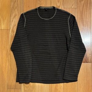 Brown Striped Men’s Banana Republic Long-Sleeve